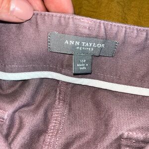 Ann Taylor Mauve Ankle pants